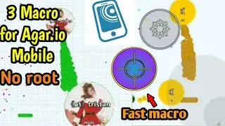 Macro Button for Agar.io mobile / macro button tutorial *NO ROOT* fast/ Macro button