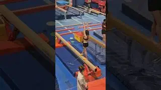 Learning to do a handstand on Beam 😀 