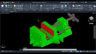AutoCAD How to Make a Vise | 4K 60fps