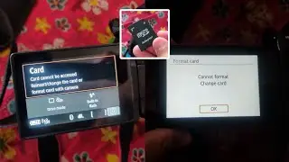 card cannot be accessed reinsert/change the card or format card with camera - Solved | Canon nikon