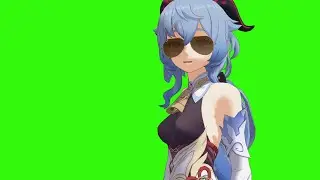 Ganyu - Persona 4: Specialist【MMD Genshin Impact】Green Screen
