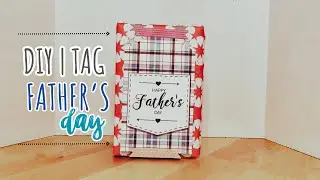 DIY | TAG | HAPPY FATHER'S DAY | SILHOUETTE STUDIO