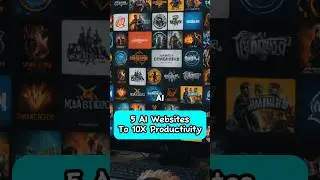 5 AI Websites To 10X Productivity #websites #aitools