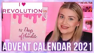 I HEART REVOLUTION 12 DAYS OF CHOCOLATE ADVENT CALENDAR UNBOXING 2021 | Luce Stephenson