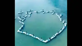 Love on a paddle board #beautiful #love #standuppaddle #paddleboard