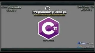 Lesson 2 - Textboxes and Buttons Coding In C#