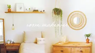 room makeover ~ earthy + minimal 🌿