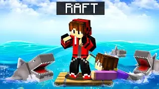 I Got Stranded In The OCEAN | RAFT Survival #1