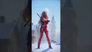 Bye Bye - Lady Deadpool - AI Dance