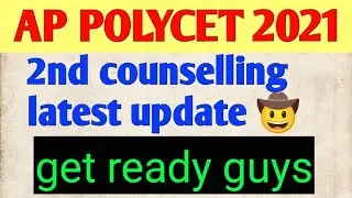 ap polycet 2021 2nd counselling dates 😭?? // expected dates  y dates late ? // #examsworldwide