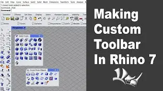Custom Toolbar with Rhino 3D 