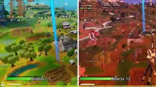 Fortnite Directx 11 vs Directx 12