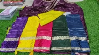 Madina Pure Georgette sarees with best price |singles courier available | No GST | SMSH