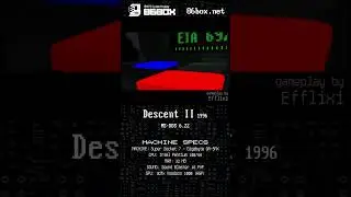 Descent II (1996) [intro cutscene] running on MS-DOS 6.22 — #retrogaming #msdos #msdosgames