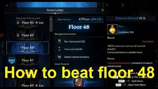 How to defeat named monsters on Floor 48 in the Shadespire Tower - Lost Ark
