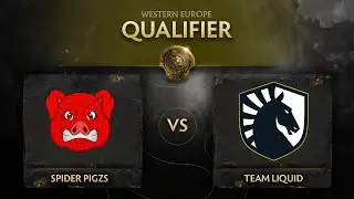 Spider Pigzs vs Liquid Game 1 - TI10 EU Qualifiers: Upper Bracket R1 w/ Lyrical & Aui