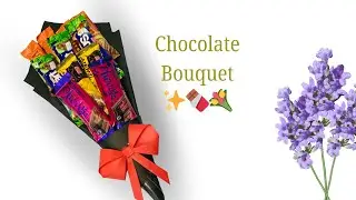 Chocolate Bouquet idea #diy #craft #handmade #choclatebouquet #youtube