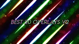 Best 20 Overlays V2 - Glitches, Shapes, Particles & Strokes - Overlay Pack 15 - Stock Footage