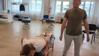 Fortgeschrittene Chiropraktik (HIS-System) für freien Fluss der Lebensenergie durch die Wirbelsäule