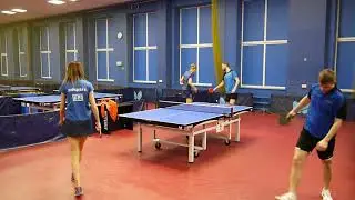 Морев/ Зайцева 3-2 Сычёва/ Фомченко МИКСТ ТТплэй игра за 3 место