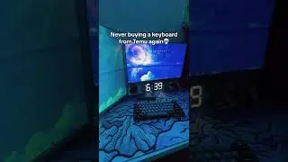 Never buying a Temu keyboard again💀 #gamingcommunity