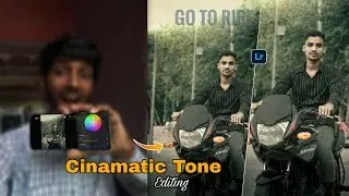 Lightroom mobile cinematic green tone photo retouching editing || cinematic lr photo editing