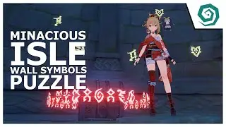 MINACIOUS ISLE WALL SYMBOLS PUZZLE - GENSHIN IMPACT