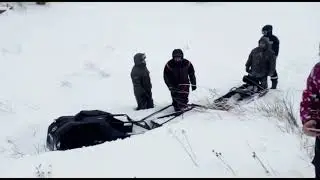 мотобуксировщики Балтмоторс по глубокому снегу