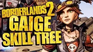 Mechromancer Skill Tree GAMEPLAY WALKTHROUGH! Gaige The Mechromancer - New Borderlands 2 DLC Class