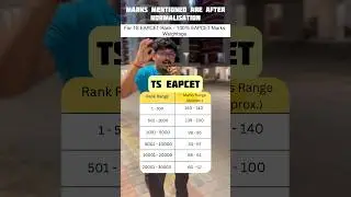 Minimum Marks to get 10K Below Rank in EAPCET 2025 🤯 | High Weightage Chapters | TS & AP | MPC