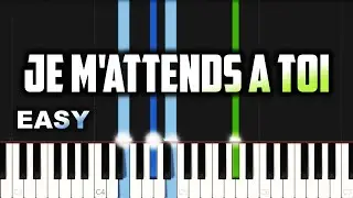 Jonathan Monsheny - Je m'attends à toi | EASY PIANO TUTORIAL BY Extreme Midi