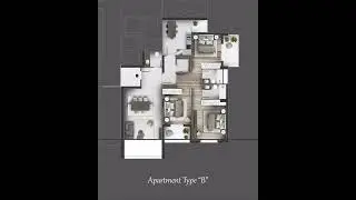 Floorplan Series   Type 'B'  Floorplan made for a tower using After Effects + Photoshop