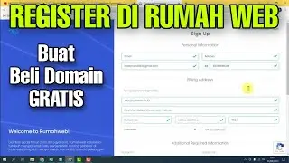 How to Register an Account at Rumah Web Latest 2023 to Buy a Domain
