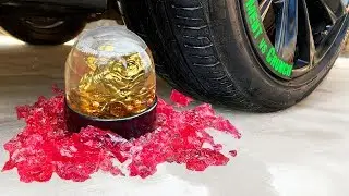 Crushing Crunchy & Soft Things by Car! EXPERIMENT CAR vs FROG (Toy)