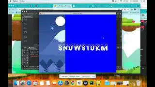 Python - Pygame - Diseño y Efecto de Nieve en Videojuegos