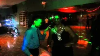 Marcus Scott dancing with lady. She Bangs..