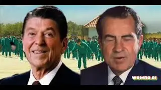 Ronald Reagan vs Richard Nixon red light and green light