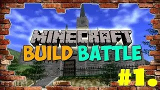 Битва строителей. Змея и телефон. #1. | Minecraft Build Battle.