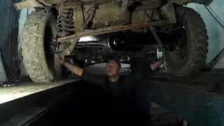 Strengthening the jet rod housings on a Niva + welding the bridge