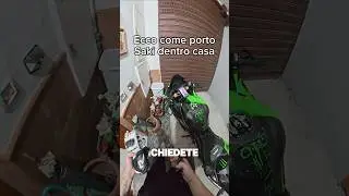 Here is how I bring Saki inside the house 
