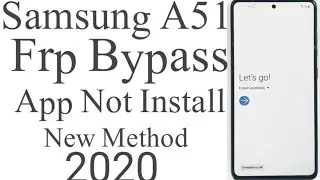 Samsung A515f Frp Bypass Without Pc App Not Install Fix/Frp Bypass Samsung A50