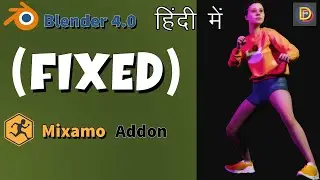 Mixamo Addon For Blender 4.01 (Fixed) Error #mixamo #blender4 #addon