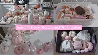 How I Store & Organize My Seasonal Decor