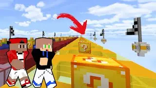 CORRIDA DE LUCKY BLOCK NO MINECRAFT