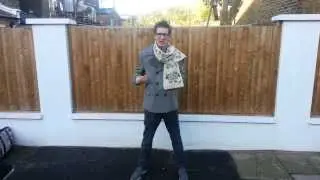OOTD trencz z H&M , sweter z TK-MAX szal RI