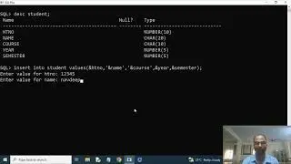 INSERT COMMAND IN SQL