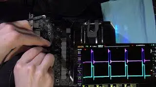 Checking the Vcore and VCCIN AUX VRM phase counts on the ASUS Z690 TUF Gaming motherboard
