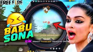 FREE FIRE Just Got CRAZIER with Sona Babu's FUNNY Gameplay