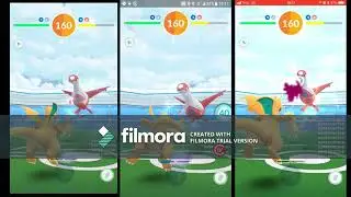 Pokemon GO Latias trio w/o weatherboost /w Morsik and Warich - all 3 screens