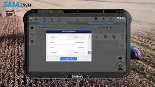 JY100 full of operation with parameter setting and AB line setting  
